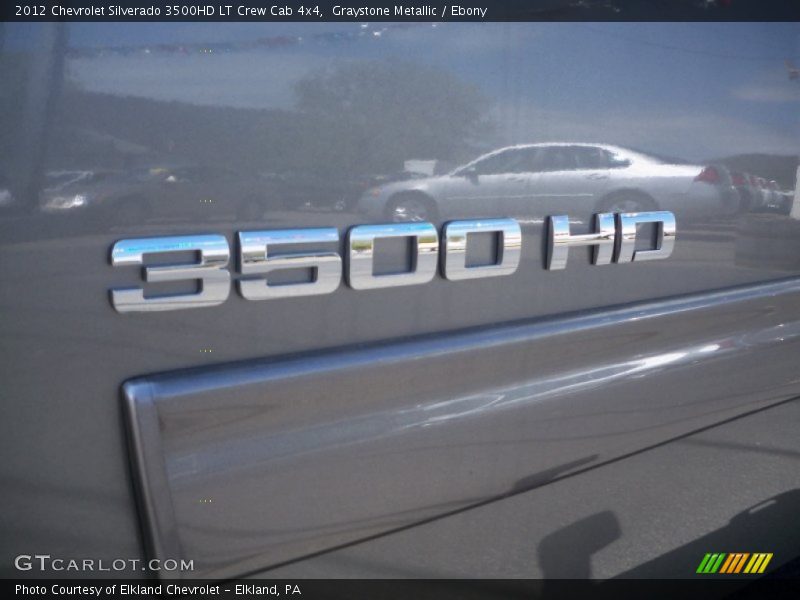 Graystone Metallic / Ebony 2012 Chevrolet Silverado 3500HD LT Crew Cab 4x4