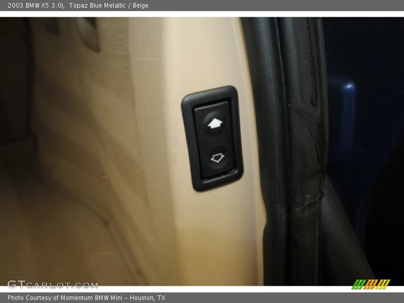 Topaz Blue Metallic / Beige 2003 BMW X5 3.0i
