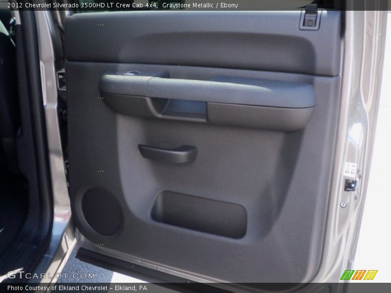 Graystone Metallic / Ebony 2012 Chevrolet Silverado 3500HD LT Crew Cab 4x4
