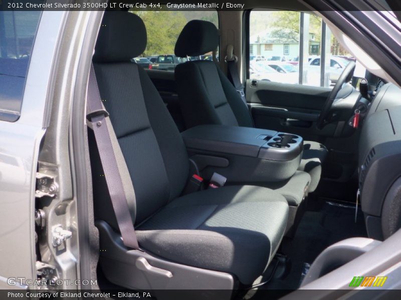 Graystone Metallic / Ebony 2012 Chevrolet Silverado 3500HD LT Crew Cab 4x4