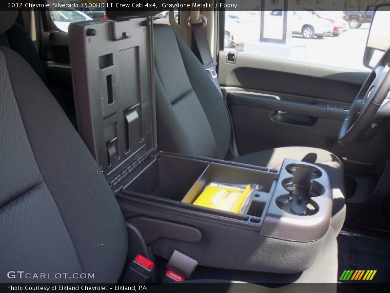 Graystone Metallic / Ebony 2012 Chevrolet Silverado 3500HD LT Crew Cab 4x4