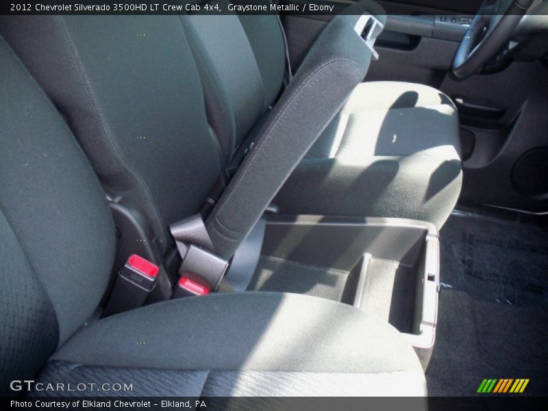 Graystone Metallic / Ebony 2012 Chevrolet Silverado 3500HD LT Crew Cab 4x4