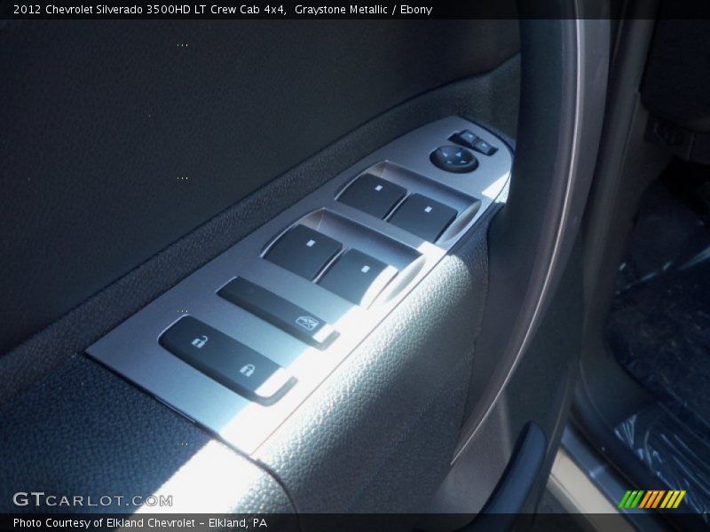 Graystone Metallic / Ebony 2012 Chevrolet Silverado 3500HD LT Crew Cab 4x4