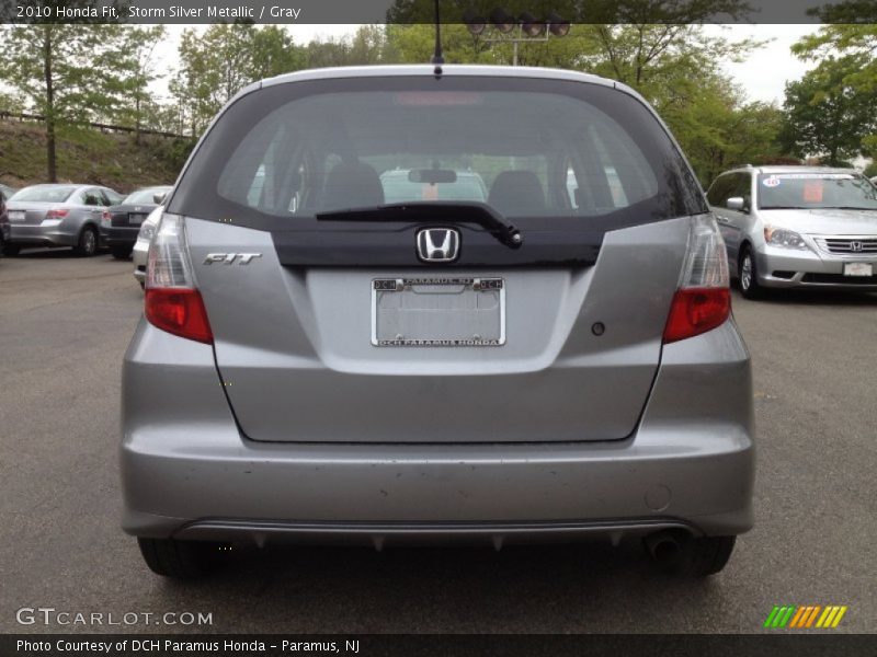 Storm Silver Metallic / Gray 2010 Honda Fit