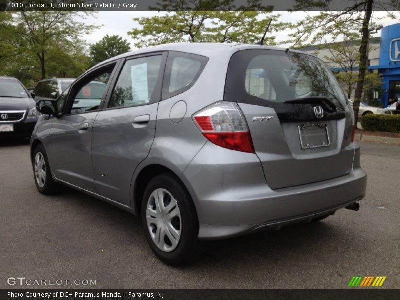 Storm Silver Metallic / Gray 2010 Honda Fit