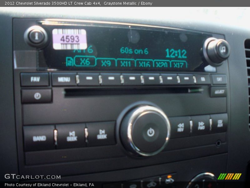 Graystone Metallic / Ebony 2012 Chevrolet Silverado 3500HD LT Crew Cab 4x4