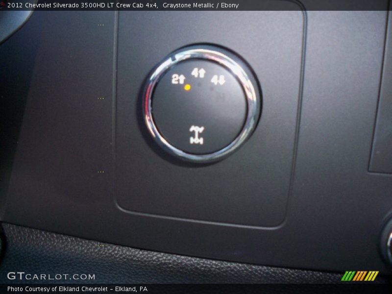 Graystone Metallic / Ebony 2012 Chevrolet Silverado 3500HD LT Crew Cab 4x4