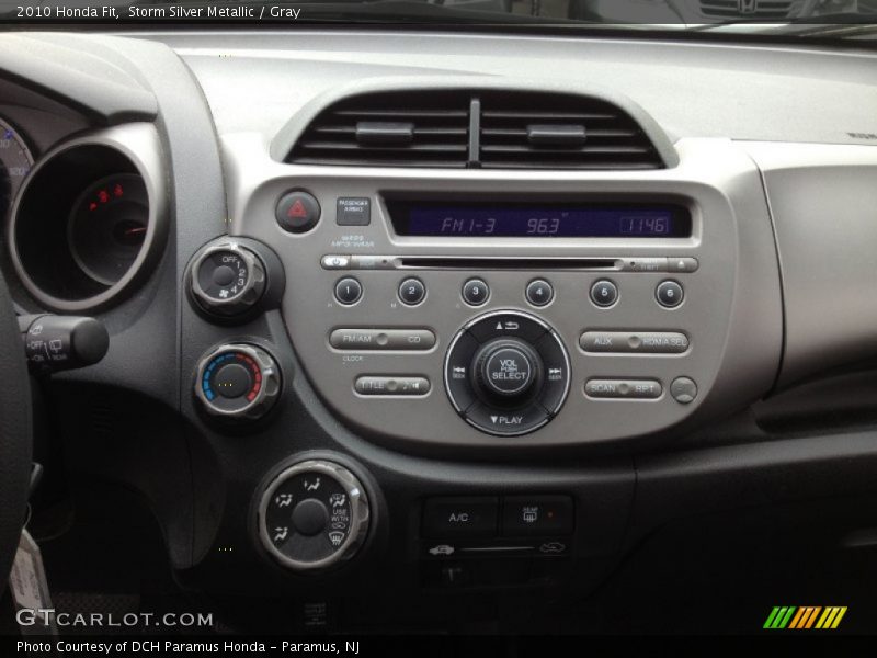 Storm Silver Metallic / Gray 2010 Honda Fit