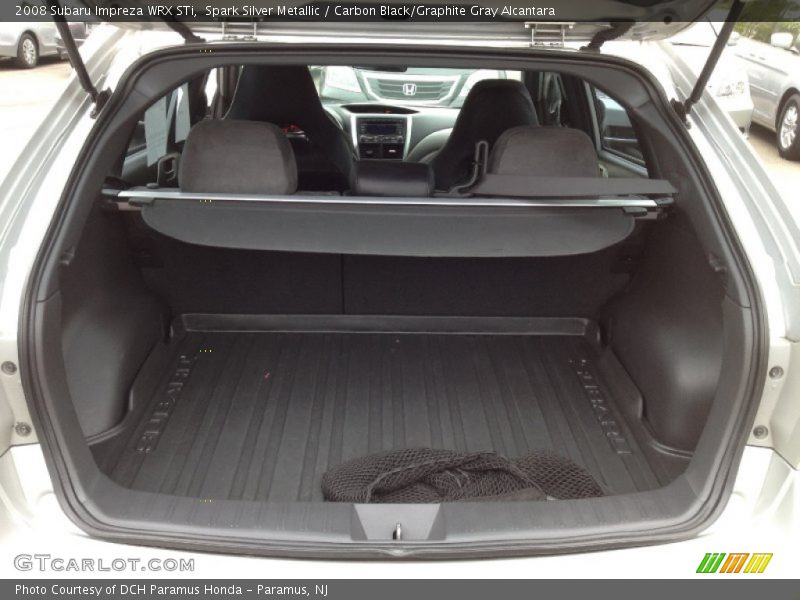 Spark Silver Metallic / Carbon Black/Graphite Gray Alcantara 2008 Subaru Impreza WRX STi