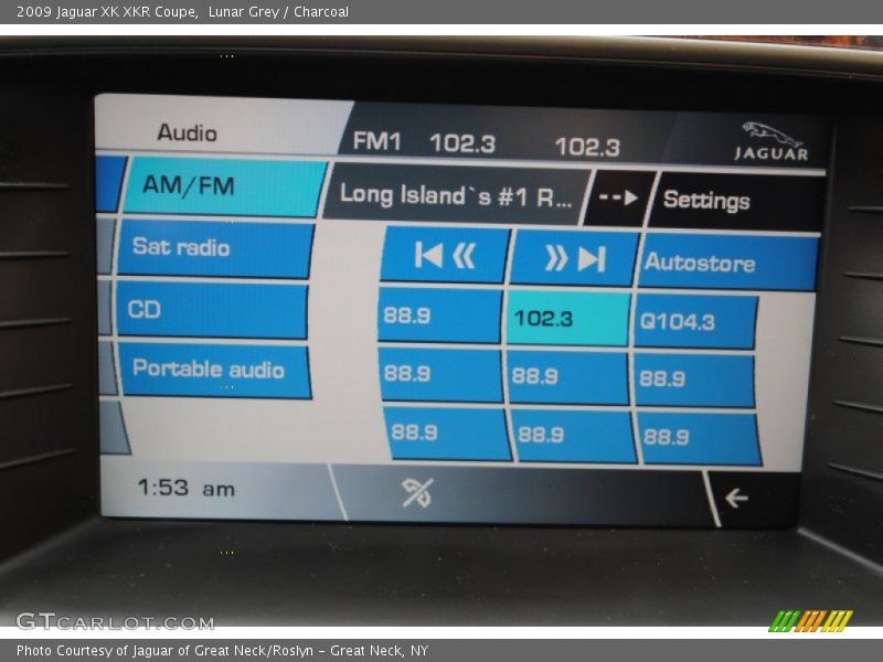 Controls of 2009 XK XKR Coupe