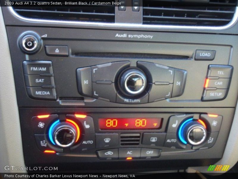 Brilliant Black / Cardamom Beige 2009 Audi A4 3.2 quattro Sedan