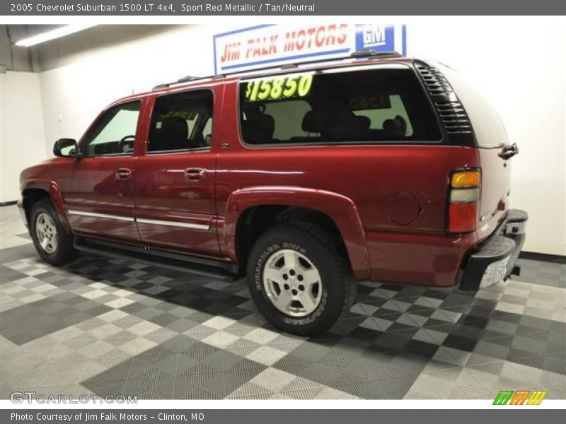 Sport Red Metallic / Tan/Neutral 2005 Chevrolet Suburban 1500 LT 4x4