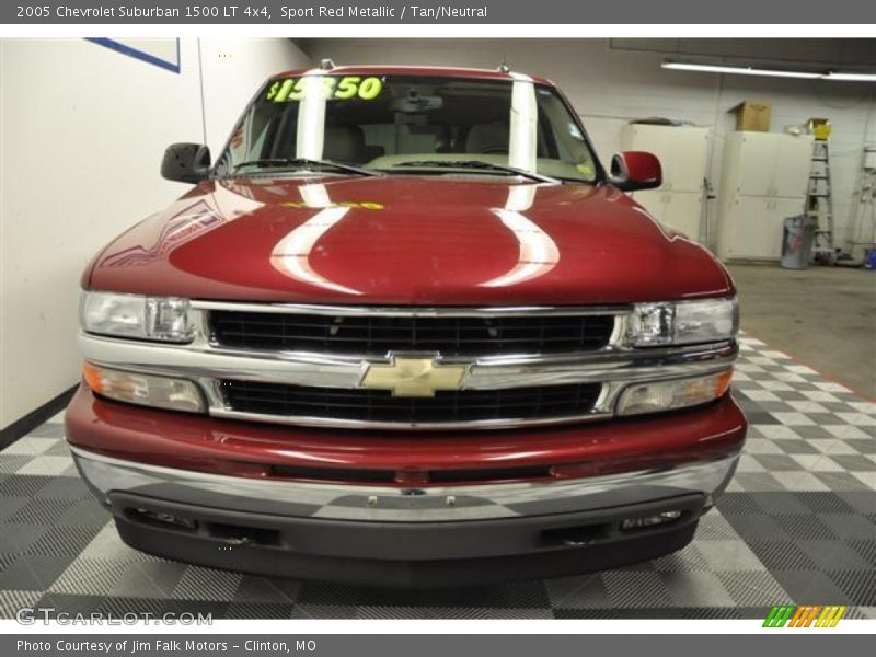 Sport Red Metallic / Tan/Neutral 2005 Chevrolet Suburban 1500 LT 4x4