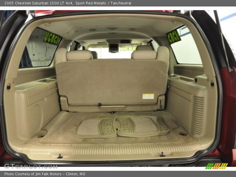Sport Red Metallic / Tan/Neutral 2005 Chevrolet Suburban 1500 LT 4x4