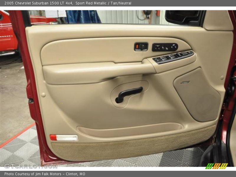 Sport Red Metallic / Tan/Neutral 2005 Chevrolet Suburban 1500 LT 4x4