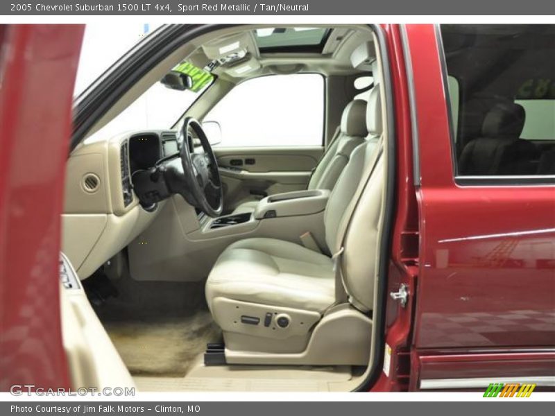 Sport Red Metallic / Tan/Neutral 2005 Chevrolet Suburban 1500 LT 4x4