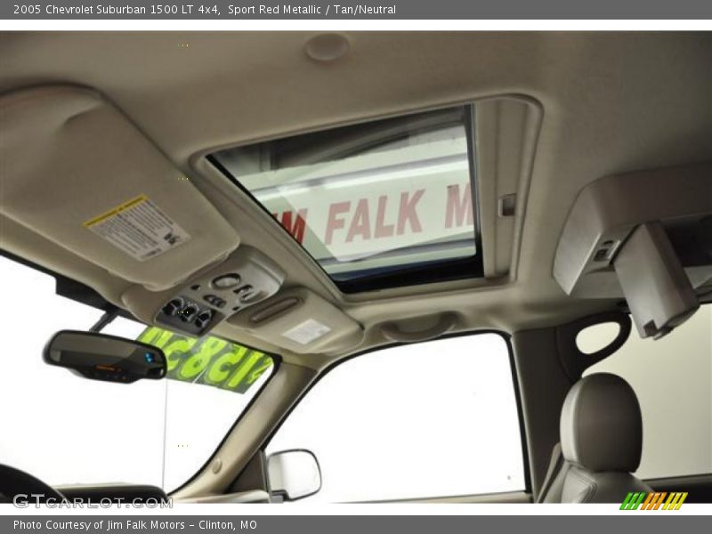 Sport Red Metallic / Tan/Neutral 2005 Chevrolet Suburban 1500 LT 4x4
