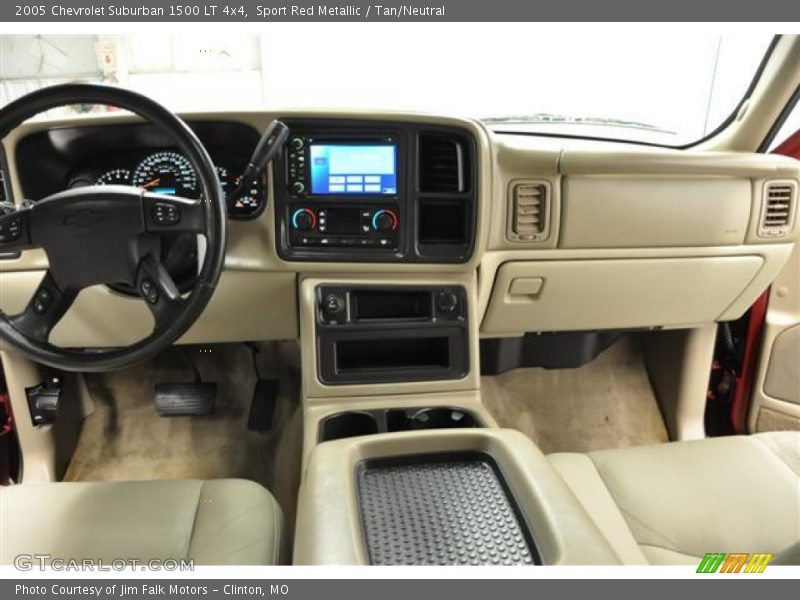 Sport Red Metallic / Tan/Neutral 2005 Chevrolet Suburban 1500 LT 4x4