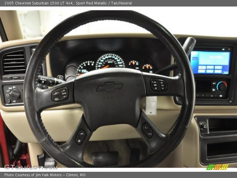 Sport Red Metallic / Tan/Neutral 2005 Chevrolet Suburban 1500 LT 4x4