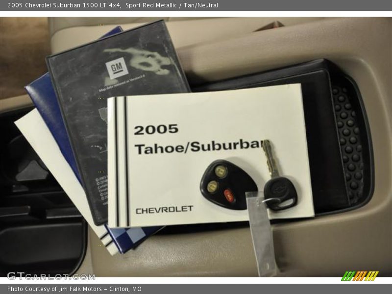 Sport Red Metallic / Tan/Neutral 2005 Chevrolet Suburban 1500 LT 4x4