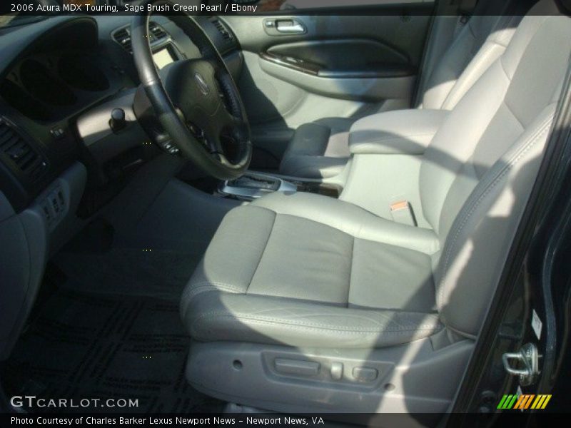 Sage Brush Green Pearl / Ebony 2006 Acura MDX Touring
