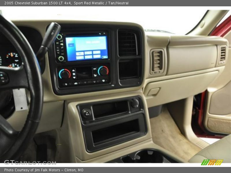 Sport Red Metallic / Tan/Neutral 2005 Chevrolet Suburban 1500 LT 4x4