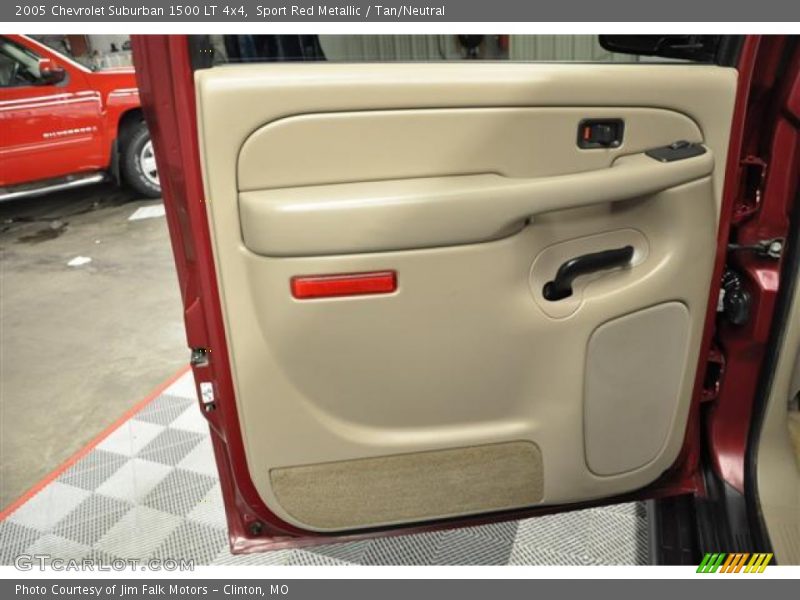 Sport Red Metallic / Tan/Neutral 2005 Chevrolet Suburban 1500 LT 4x4