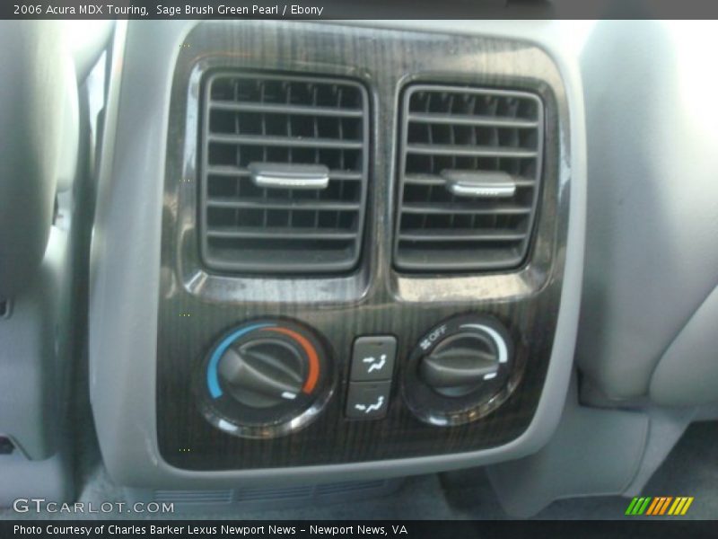 Sage Brush Green Pearl / Ebony 2006 Acura MDX Touring
