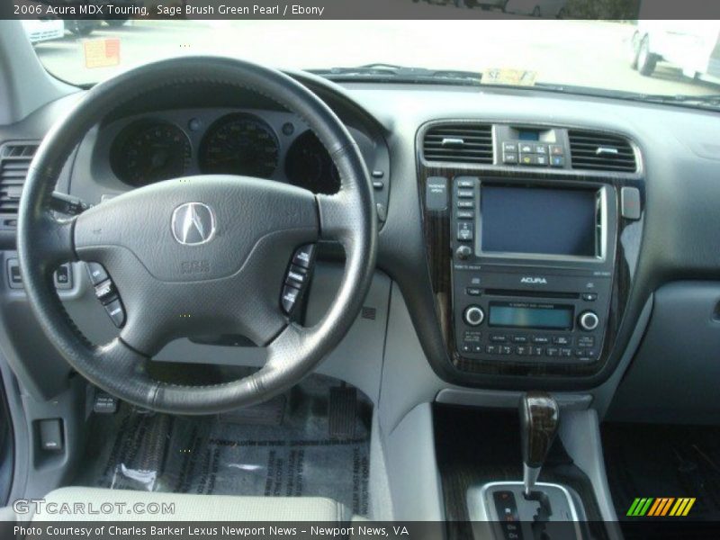 Sage Brush Green Pearl / Ebony 2006 Acura MDX Touring