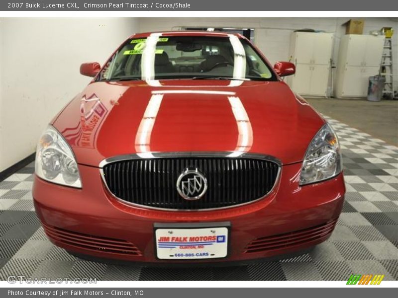 Crimson Pearl Tintcoat / Cocoa/Shale 2007 Buick Lucerne CXL