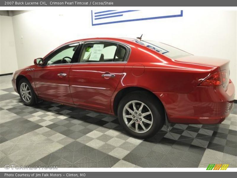 Crimson Pearl Tintcoat / Cocoa/Shale 2007 Buick Lucerne CXL
