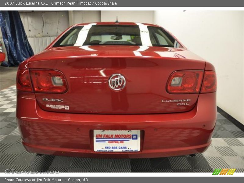 Crimson Pearl Tintcoat / Cocoa/Shale 2007 Buick Lucerne CXL
