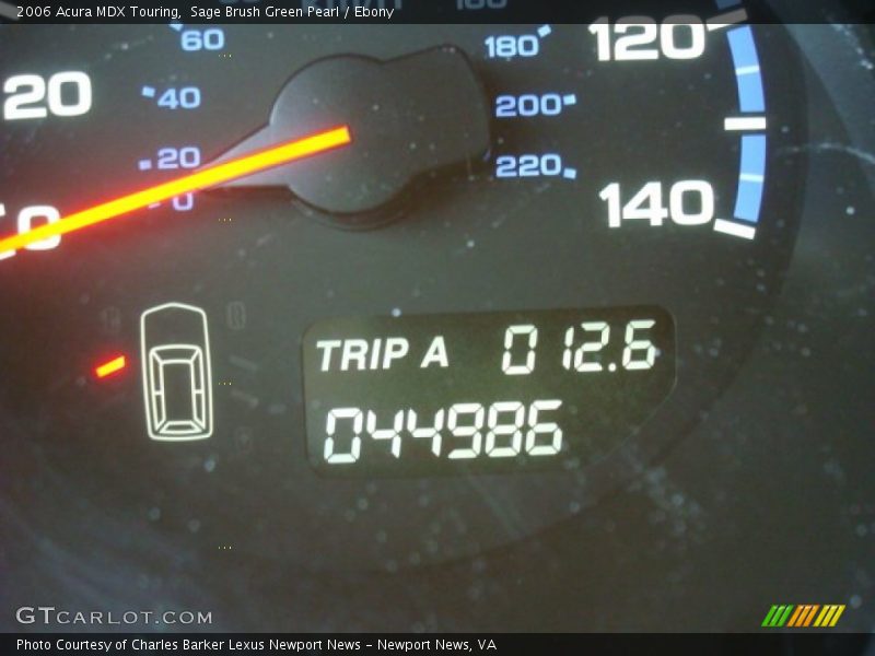 Sage Brush Green Pearl / Ebony 2006 Acura MDX Touring