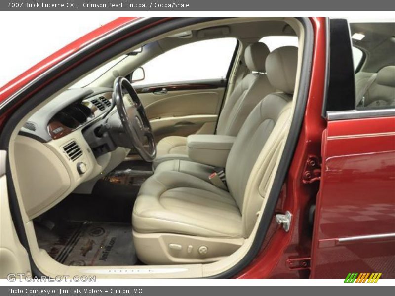 Crimson Pearl Tintcoat / Cocoa/Shale 2007 Buick Lucerne CXL