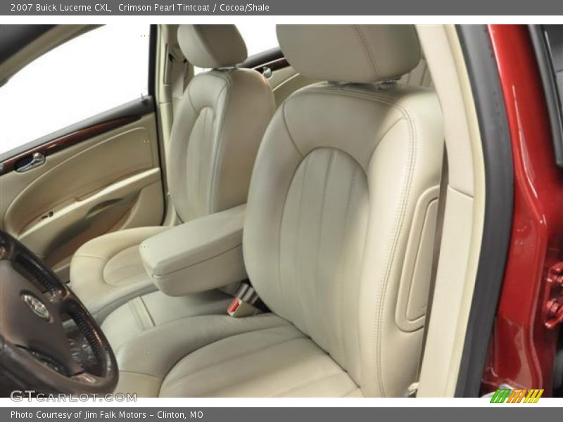 Crimson Pearl Tintcoat / Cocoa/Shale 2007 Buick Lucerne CXL