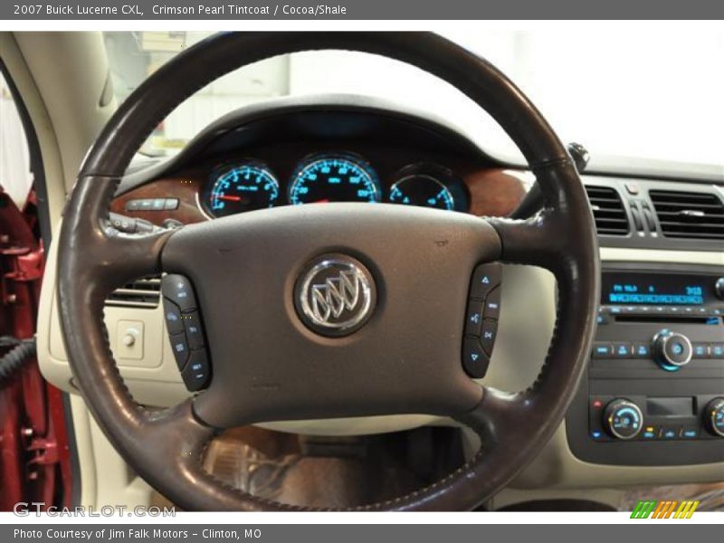 Crimson Pearl Tintcoat / Cocoa/Shale 2007 Buick Lucerne CXL