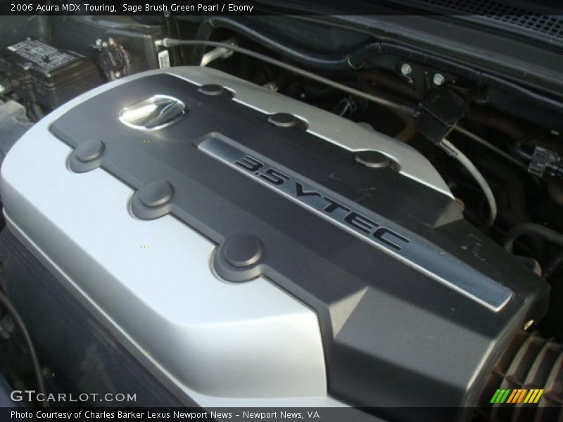 Sage Brush Green Pearl / Ebony 2006 Acura MDX Touring