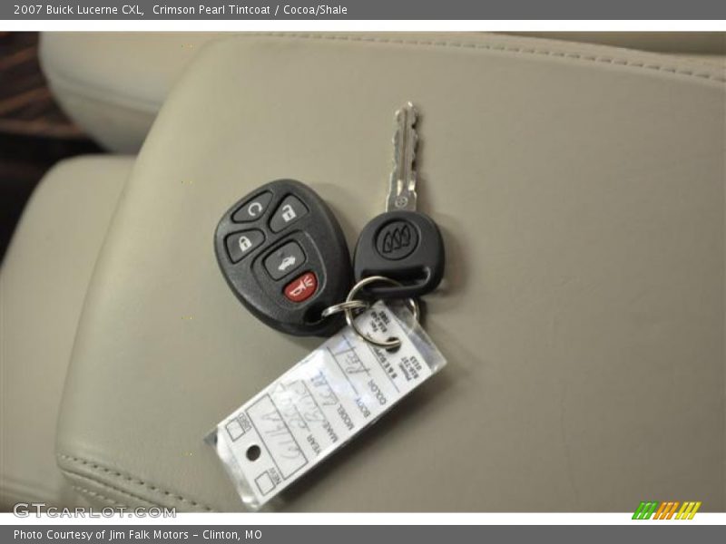 Crimson Pearl Tintcoat / Cocoa/Shale 2007 Buick Lucerne CXL