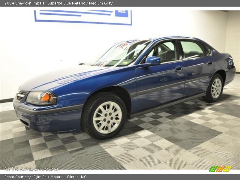 Superior Blue Metallic / Medium Gray 2004 Chevrolet Impala