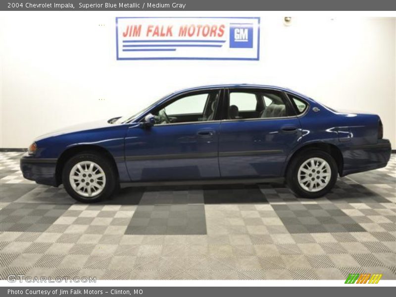 Superior Blue Metallic / Medium Gray 2004 Chevrolet Impala