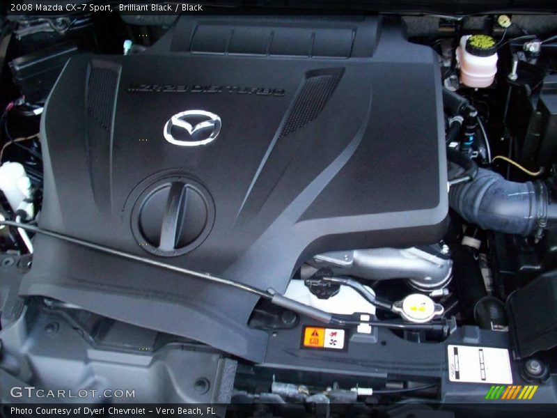 Brilliant Black / Black 2008 Mazda CX-7 Sport