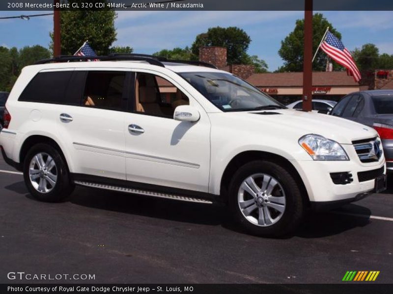 Arctic White / Macadamia 2008 Mercedes-Benz GL 320 CDI 4Matic