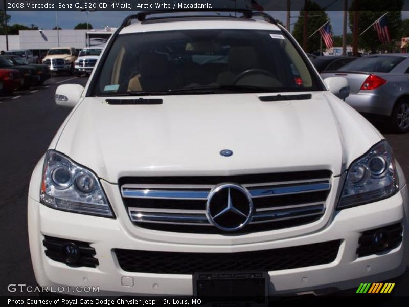 Arctic White / Macadamia 2008 Mercedes-Benz GL 320 CDI 4Matic