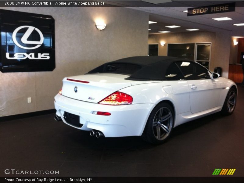 Alpine White / Sepang Beige 2008 BMW M6 Convertible