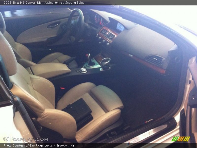 Alpine White / Sepang Beige 2008 BMW M6 Convertible