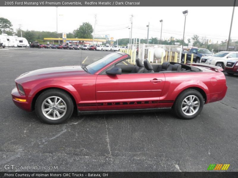 Redfire Metallic / Dark Charcoal 2005 Ford Mustang V6 Premium Convertible