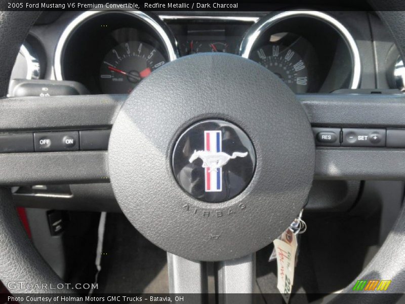 Redfire Metallic / Dark Charcoal 2005 Ford Mustang V6 Premium Convertible