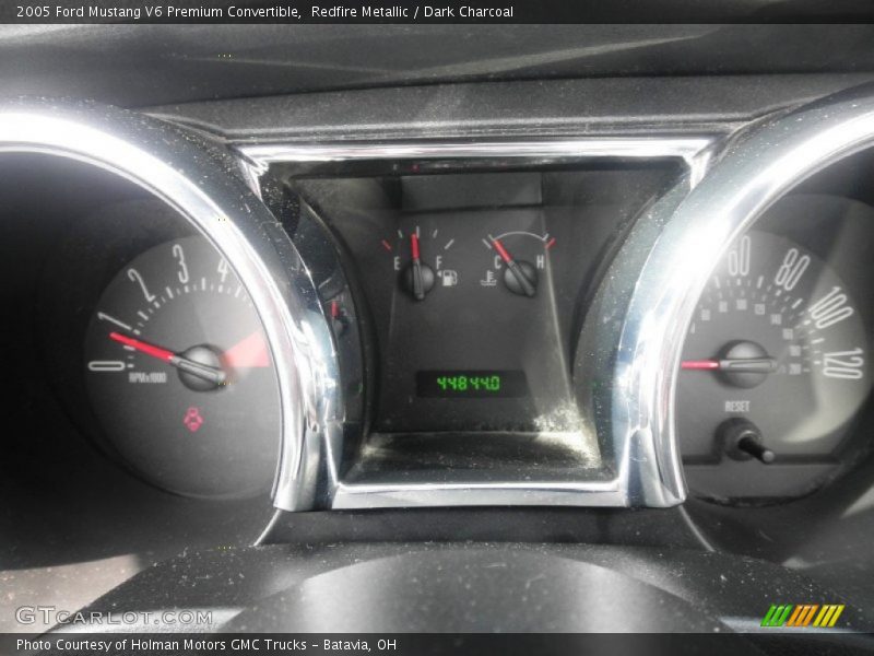 Redfire Metallic / Dark Charcoal 2005 Ford Mustang V6 Premium Convertible