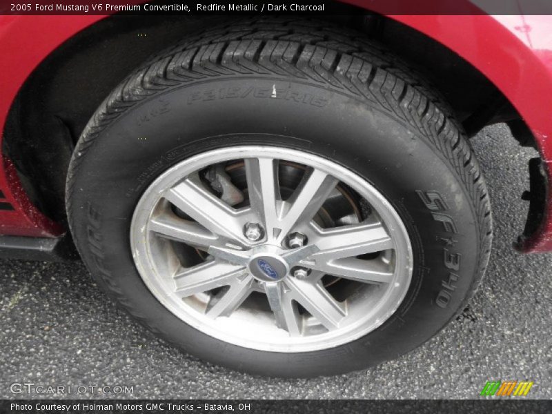Redfire Metallic / Dark Charcoal 2005 Ford Mustang V6 Premium Convertible