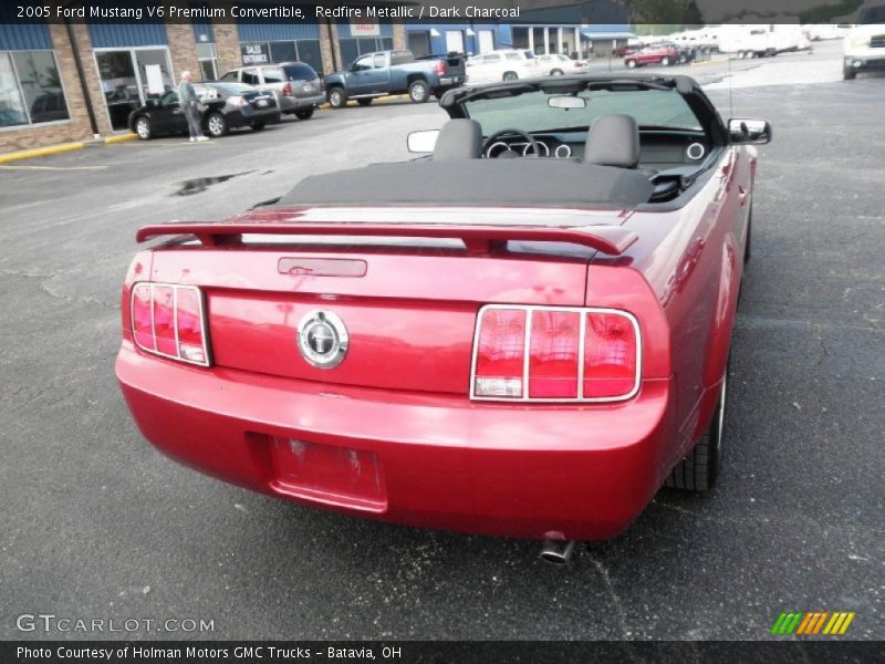 Redfire Metallic / Dark Charcoal 2005 Ford Mustang V6 Premium Convertible